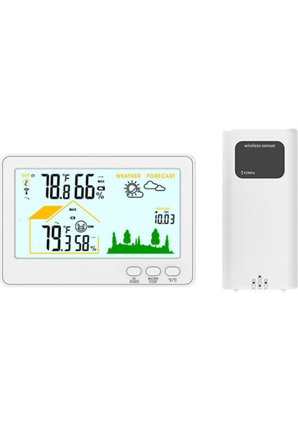 328FT/100M Menzil, Sıcaklık ve Nem ile Iç Mekan Dış Mekan Termometre ve Higrometre Kablosuz Hava Istasyonları (Yurt Dışından)