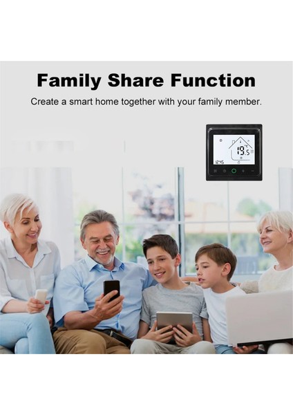 16A Tuya Akıllı Wifi Termostat Su Elektrikli Sıcak Zemin Isıtma Su Gaz Kazanı Sıcaklık Kontrol Cihazı Alexa Siyah (Yurt Dışından) indirimleri