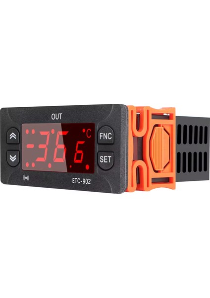 ETC-902 220V Ac Dijital Sıcaklık Kontrol Cihazı Termostat Termoregülatör Yüksek Hassasiyetli Sensörlü Kuluçka Makinesi (Yurt Dışından)