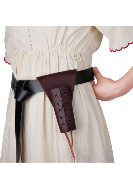 Ortaçağ Kılıf Cutlass Savaşçı Retro Tarzı Hançer Rapier Kın Cosplay Sahne Partisi Korsan Erkekler, Siyah (Yurt Dışından)