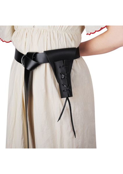 Ortaçağ Kılıf Cutlass Savaşçı Retro Tarzı Hançer Rapier Kın Cosplay Sahne Partisi Korsan Erkekler, Siyah (Yurt Dışından)