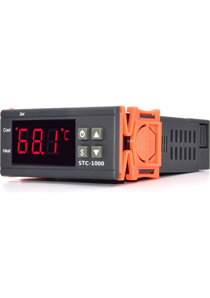 STC-1000 Inkübatör Sıcaklık Kontrol Cihazı Için Dijital Termostat Termoregülatör Röle Isıtma Soğutma DC24V (Yurt Dışından)