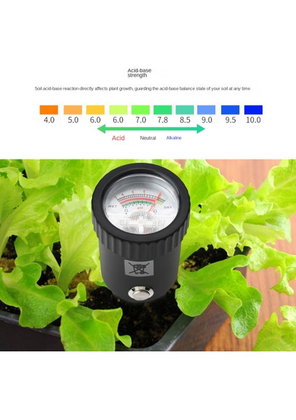 Elde Taşınabilir Toprak Nem Ph Ölçer Asitlik Nem Test Cihazı Metal Sensör Probu Pil Yok Higrometre Dikim Bahçe Aleti (Yurt Dışından) modelleri
