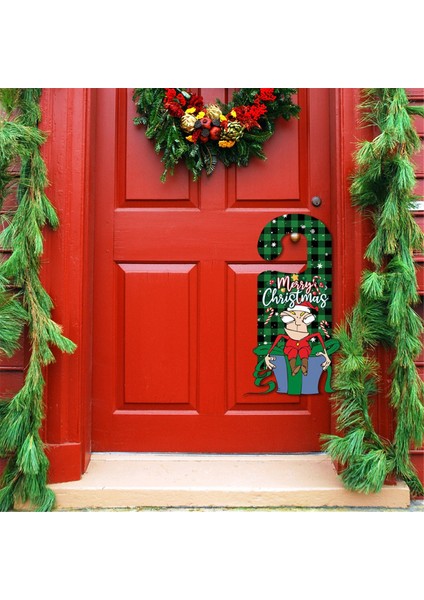 Adet Noel Kapı Tokmağı Askı Dekorasyon Noel Kapı Tokmağı Süs Burcu Noel Kapı Kolu Kolye (Yurt Dışından) indirimleri