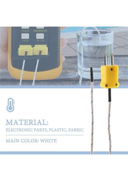 -50-250 Santigrat K Tipi 10M Kablo Sıcaklık Sensörü Termokupl Probu (Yurt Dışından) fırsatları