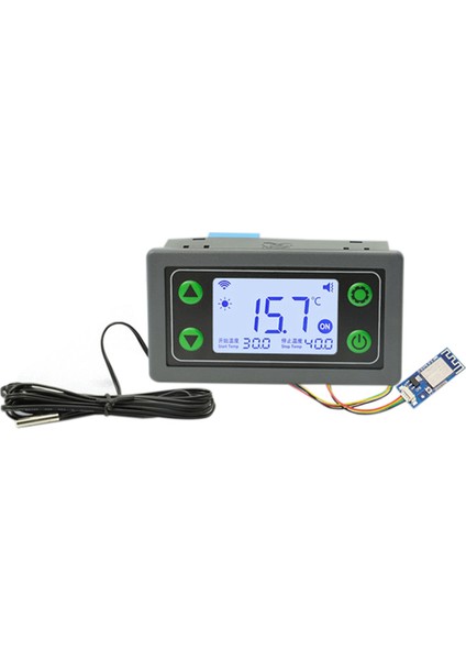 ST30W Wıfı Termostat Sıcaklık Kontrol Cihazı Dijital Ekran Termostat Yüksek Düşük Sıcaklık Alarmı (Yurt Dışından)