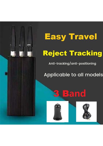 2 Adet Taşınabilir Gps Sinyal Engelleyici Wifi Kamera Bulucu Gps Konumlandırma ve Izleme Gps Dedektörü Yok (Yurt Dışından) fiyatları