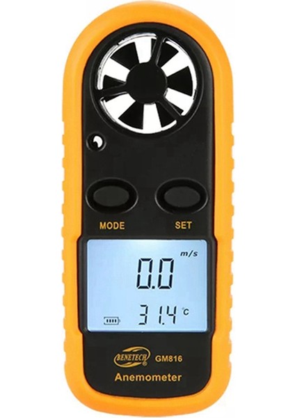 Benetech Dijital Anemometre Anemometre GM816 Rüzgar Hızı Ölçüm Cihazı Rüzgar Gücü Seviyesi Anemometresi (Yurt Dışından)