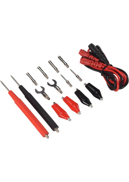 16 Adet Multimetre Test Probu Test Uçları Kiti Dijital Multimetre Için Test Kablolarını Değiştirin Timsah Klipsleri U Tipi Prob (Yurt Dışından) modelleri