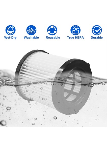 Dewalt DCV580H DCV581H DCV5801H 20V Vakum Için Vakum Filtreleri, Yıkanabilir Tekrar Kullanılabilir Yüksek Verimli Yedek Filtre (Yurt Dışından) indirimleri