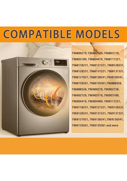 4774EL2001A Kurutma Makinesi Kapı Menteşesi Lg Kurutma Makinesi Parçaları Için AP5071336,1267586,PS3523444'Ü Değiştirir (Yurt Dışından) fiyatları