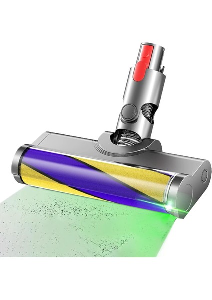 Dyson V7 V8 V10 V11 V15 Elektrikli Süpürge Parçaları Için Silindir Fırça Başlığı Yedek Parçası Yeşil Toz Işığı ile Sert Zemin (Yurt Dışından) modelleri