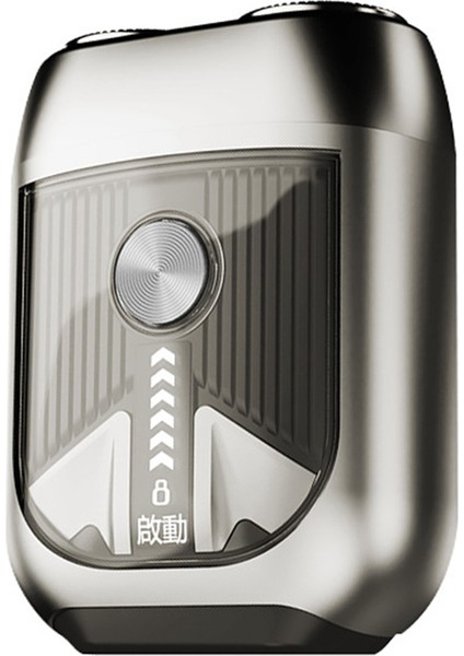 Elektrikli Tıraş Makinesi Şarj Edilebilir Alüminyum Alaşımlı Manyetik Çift Kafalı Tıraş Makinesi Ipx7 Su Geçirmez Taşınabilir Erkek Sakal Düzeltici B (Yurt Dışından) indirimleri