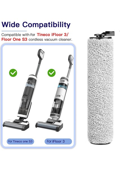 Tineco Tineco Ifloor 3, Floor One S3 Kablosuz Elektrikli Süpürge Fırça Silindirleri ve Hepa Filtreleri Için Silindir Fırça Yedeği (Yurt Dışından) modelleri