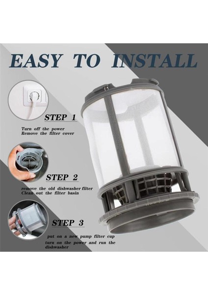 W10872845 Bulaşık Makinesi Pompası Filtre Kabı 8579307 AP6030094 W10056425 W10056426 Için Yedek (Yurt Dışından) indirimleri