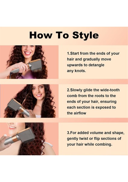 Dyson Airwrap HS01 HS05 Geniş Dişli Tarak Saç Şekillendirici Aksesuarları ile Şekillendirme Hava Ucu Için Ön Şekillendirme Kurutma Makinesi Ataşmanı (Yurt Dışından) fırsatları