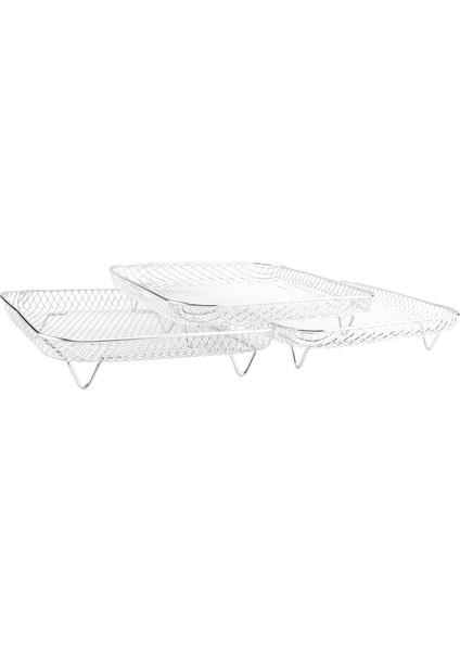 Anında Vortex Hava Fritözü Için 8 Inç Hava Fritöz Rafı, Philips, Cosorı Hava Fritözü, Kare Üç Istiflenebilir Kurutucu Rafları (Yurt Dışından) modelleri