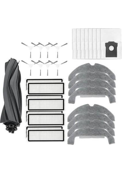 Dreame D10 Plus Gen 2 RLD32GD Süpürme Robotu Temizleyici Parçalarının Değiştirilmesi Için 33 Adet Ana Yan Fırça Paspas Filtresi (Yurt Dışından) indirimleri