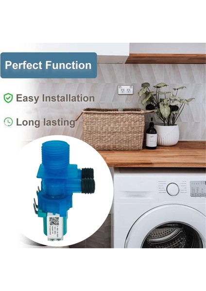 Otomatik Çamaşır Makinesi Için Su Giriş Solenoid Vanası W10240949 W10240849 W11101591 Çamaşır Makinesi Yedek Parçaları 120V (Yurt Dışından) indirimleri