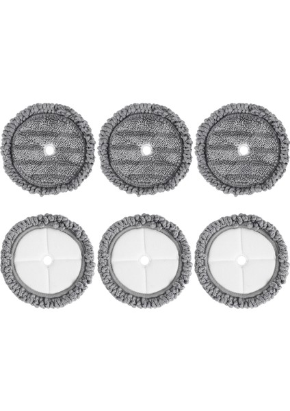 6 Adet Yedek Paspas Pedleri Paçavralar Lg A9 Buharlı Paspas Bezi Elektrikli Süpürge Robot Paspas Makinesi Temizleme Bezi Yedek Parçaları (Yurt Dışından) modelleri