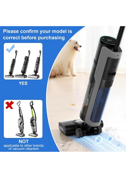 Dreame H12 Pro / H12 Dual Kablosuz Islak ve Kuru Elektrikli Süpürge Aksesuarları, Fırça Silindirleri Hepa Filtreleri (Yurt Dışından) fırsatları