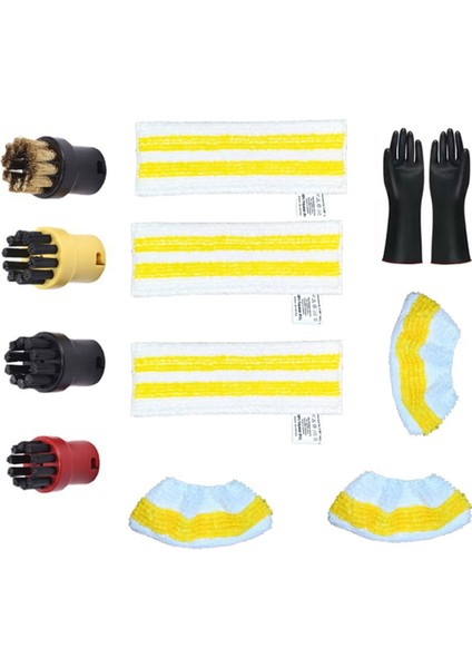 Karcher Sc2 Sc3 Sc4 Sc5 Sc7 Buharlı Temizleyici Parça Değişimi Nozul Fırçası Paspas Bezi Inatçı Seti (Yurt Dışından)