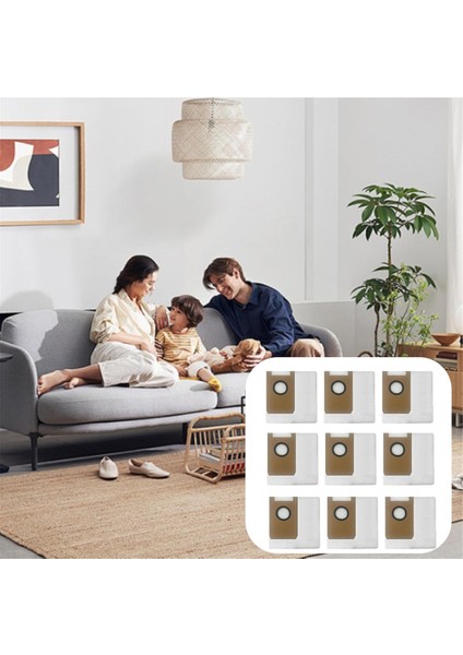 Loorow AT800 Süpürge Aksesuarları Için 9 Adet Toz Torbası Uzun Ömürlü ve Iyi Çalışmak Için Üretilmiştir (Yurt Dışından) modelleri