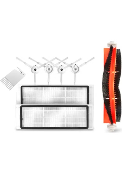 Xiaomi Mijia SDJQR01RR 1s / S50 S55 T6 T7 P50 Elektrikli Süpürge Için 8 Adet Ana Yan Fırça Filtresi Yedek Parça (Yurt Dışından) indirimleri