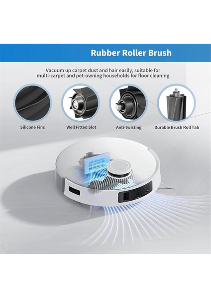 Ecovacs T20 Omni/max/pro Robot Süpürge Aksesuarları, Ana Yan Fırçalar Hepa Filtreler Paspas Bezi Toz Torbaları (Yurt Dışından) modelleri