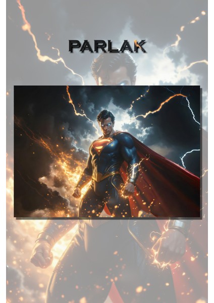 Superman, Süpermen Film, Animasyon Poster - Duvar Kağıdı Yüksek Kaliteli Baskı