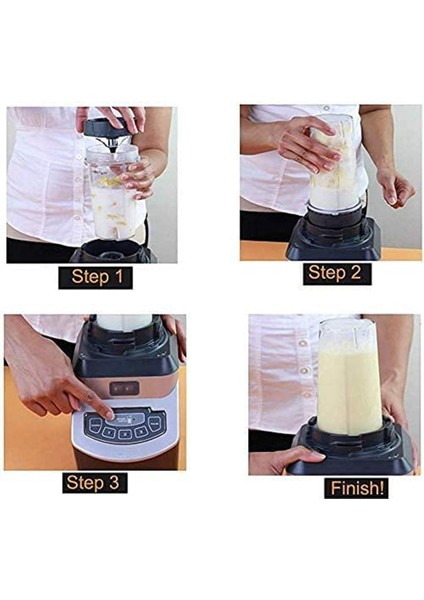 Yüzgeçleri Blender Bıçağı Değiştirme Için Uyumlu Nutri Ninja BL450 Otomatik Iq Pro Bardak Ninja Blender Için Yedek Parçalar (Yurt Dışından)