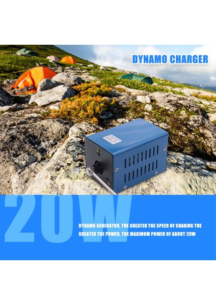 Yüksek Güçlü Dinamo Şarj Cihazı Taşınabilir Acil Durum El Gücü El Kranklı USB Şarj Acil Durum Hayatta Kalma El Kranklı Jeneratör (Yurt Dışından) fırsatları