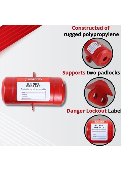 Kilitleme Etiketleme Için Elektrik Fişi Kilidi - 220 Volt Güç Kablosu Kilitleme Cihazı, Uzatma Kablosu Kilidi, Endüstriyel Sınıf Büyük (Yurt Dışından) fırsatları