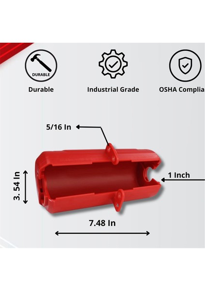 Kilitleme Etiketleme Için Elektrik Fişi Kilidi - 220 Volt Güç Kablosu Kilitleme Cihazı, Uzatma Kablosu Kilidi, Endüstriyel Sınıf Büyük (Yurt Dışından) indirimleri