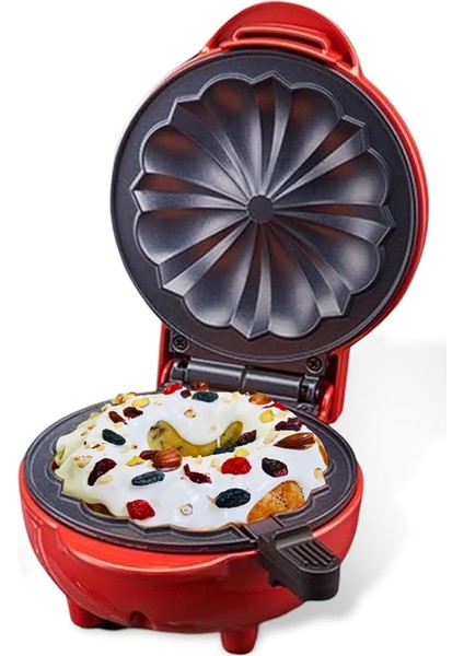 Mini Kek Makinesi Ev Kahvaltı Makinesi - Hızlı Kahvaltılar ve Atıştırmalıklar Için Elektrikli Yapışmaz Kek Makinesi Abd Fişi (Yurt Dışından)