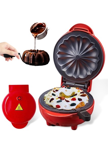Mini Kek Makinesi Ev Kahvaltı Makinesi - Hızlı Kahvaltılar ve Atıştırmalıklar Için Elektrikli Yapışmaz Kek Makinesi Abd Fişi (Yurt Dışından) fiyatları