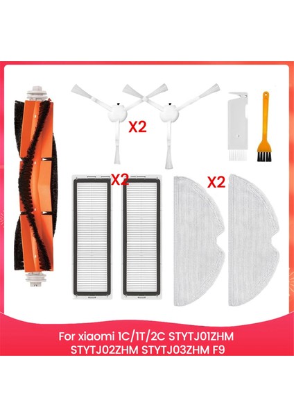 Xiaomi 1c/1t/2c STYTJ01ZHM STYTJ02ZHM STYTJ03ZHM F9 Yedek Parçalar Ana Yan Fırça Filtre Paspas (Yurt Dışından)