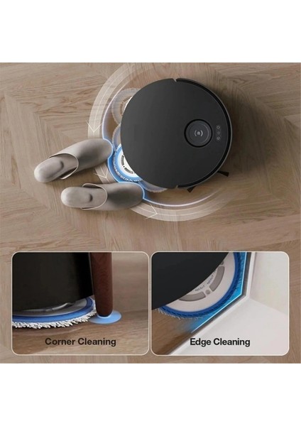 Ecovacs T30S/T30 Pro Robot Süpürge Paspas Takımı Paspas Tahtası Için 4 Adet Bez ve Paspas Tutucu (Yurt Dışından) modelleri