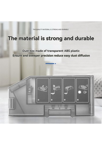Dreame X40 Pro Ultra Robot Süpürge Parçası Değiştirme Toz Kutusu Kutusu Toz Toplama Kutusu (Yurt Dışından) fırsatları