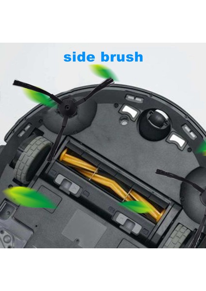 Ecovacs Elektrikli Süpürge Süpürge Robotu CR120/CEN540/X500/X580/KK8 Için 10 Adet Yan Fırça, Yedek Kenar Yan Fırça Seti (Yurt Dışından) indirimleri