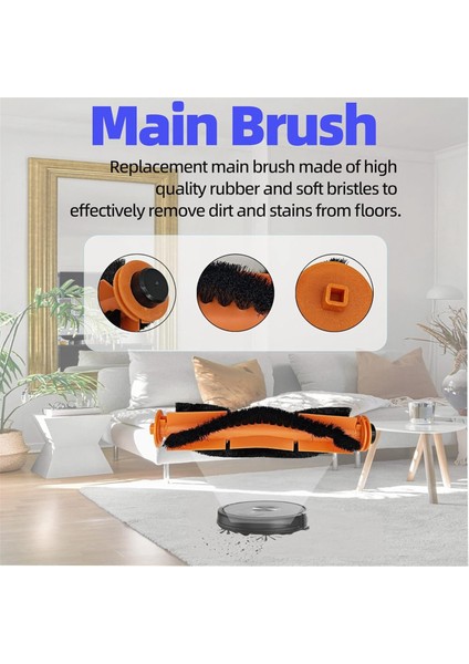 Xıebro HR101 Robot Süpürge Ana Yan Fırça Hepa Filtre Paspas Bezi Toz Torbaları Yedek Parçalar Aksesuarlar Kiti (Yurt Dışından) modelleri