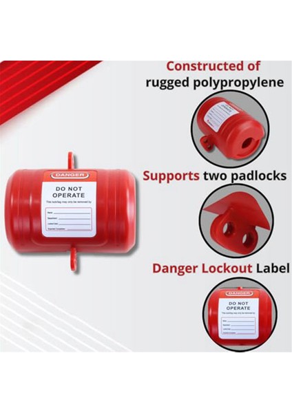 Kilitleme Etiketleme Için Elektrik Fişi Kilidi - 220 Volt Güç Kablosu Kilitleme Cihazı, Uzatma Kablosu Kilidi, Endüstriyel Sınıf Orta (Yurt Dışından) fırsatları