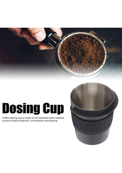 Kahve Dozaj Kabı Paslanmaz Çelik Kahve Dozaj Kabı Kahve Kahve Makinesi Aksesuarları Kokulu Kokulu Kap 53MM (Yurt Dışından) fiyatları