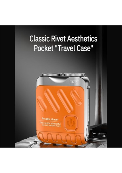 Sakal Tıraş Makinesi, Şarj Edilebilir Elektrikli Tıraş Makinesi Çift Halka Manyetik Kesici, Mini Elektrikli Tıraş Makinesi Seyahat Tıraş Makinesi Mavi (Yurt Dışından) fırsatları