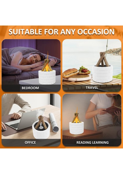 Simülasyon Alev Difüzörü Kamp Ateşi Nemlendirici Difüzör Koku Ofis Ev Alev Nemlendirici Aromaterapi Makinesi (Yurt Dışından) modelleri