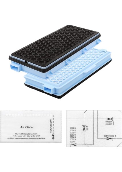 Elektrikli Süpürge Filtreleri Miele Compact C1 & C2, Complete C2 & C3, S8340, S4000, S5000 Için Hepa Filtreleri ve Motor Filtreleri (Yurt Dışından) indirimleri