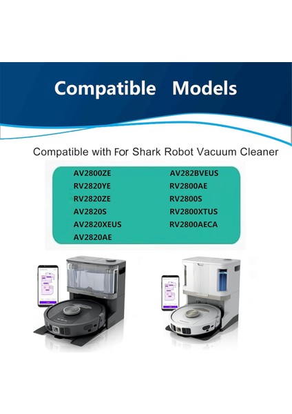 Shark AV2800ZE RV2820YE RV2820ZE AV2820S AV2820XEUS AV2820AE AV282BVEUS Elektrikli Süpürge Için Yan Fırçalar (Yurt Dışından) fiyatları