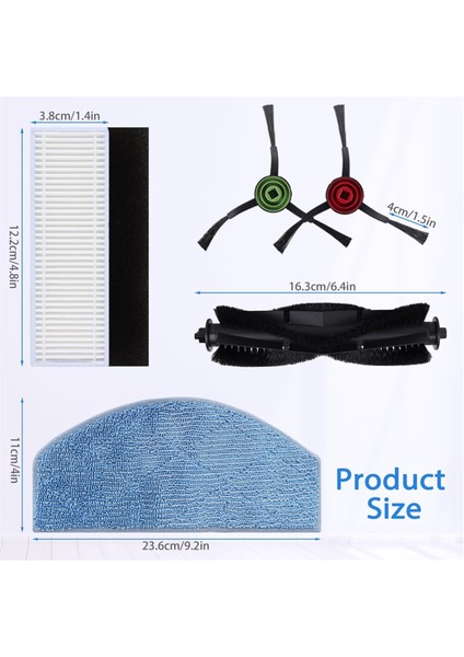 Tikom G8000/G8000 Pro/honıture G20 Robot Süpürge Için Yedek Parçalar - Yedek Aksesuarlar - Ana Silindir Fırçası (Yurt Dışından) fiyatları