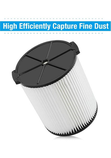 Standart Islak/kuru Vakum Hepa Filtresi Yedeği Yıkanabilir Ridgid VF4000 Vac 5-20 Galon Elektrikli Süpürge Filtresi (Yurt Dışından) fırsatları