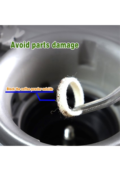 Espresso Makinesi Öğütücüsü Breville BES870 BES878 BES880 BES980 BES990 BCG600 BCG820 Için Yedek Keçe Rondelası (Yurt Dışından) fırsatları